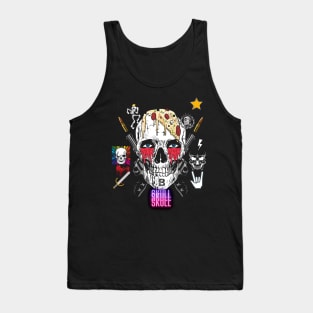 Pizza Skull Tank Top